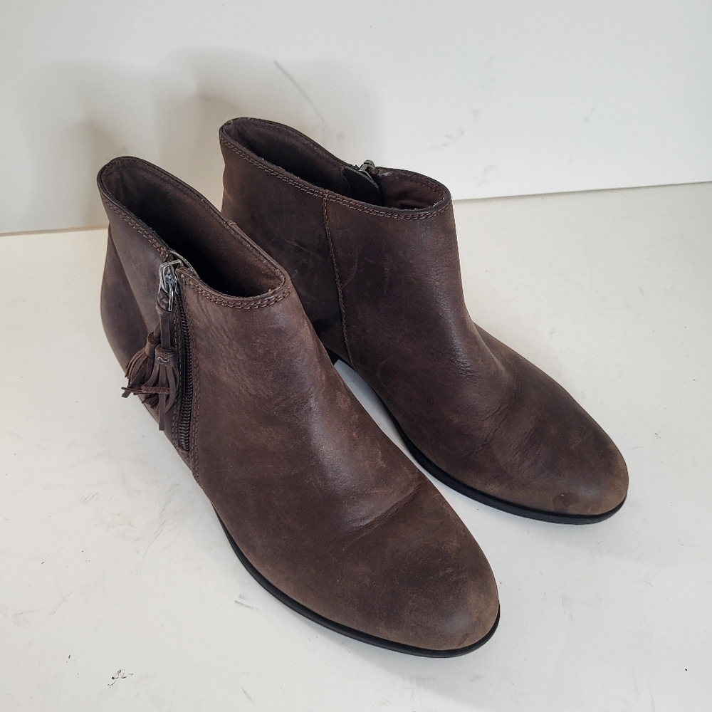 Clarks Brown Ankle Boots
